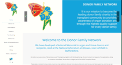 Desktop Screenshot of donorfamilynetwork.co.uk
